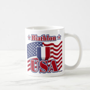 Biathlon USA Coffee Mug