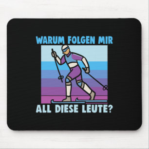 Biathlon Why Follow All These People Cross-country Mouse Mat