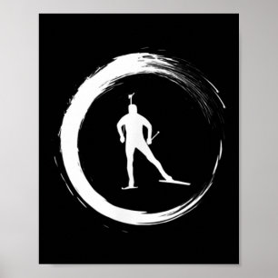 Biathlon Winter Sport Kreis Pion 1  Poster