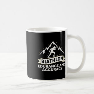 Biathlon Winter Sport Skiing Riffle Shooting Biath Coffee Mug