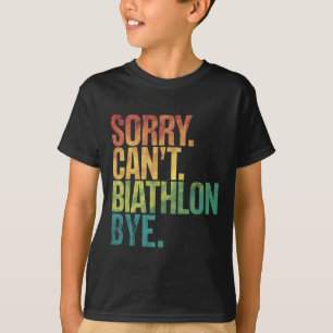 Biathlon Winter Sport Skiing Riffle Shooting Biath T-Shirt