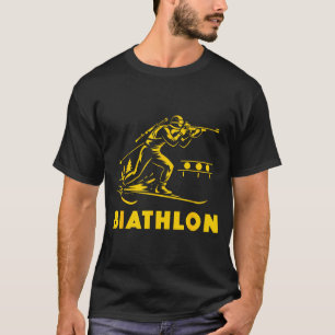 Biathlon winter sports cross country skiing T-Shirt