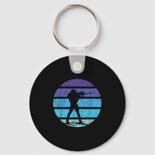 Biathlon Winter Sports Skiing  Key Ring
