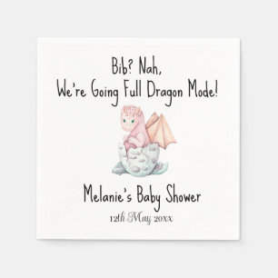Bib? Nah, We're Going Dragon Mode!  Napkin