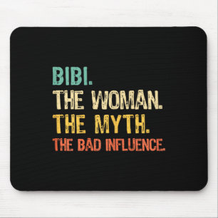 Bibi The Woman The Myth The D Influence Funny Retr Mouse Mat