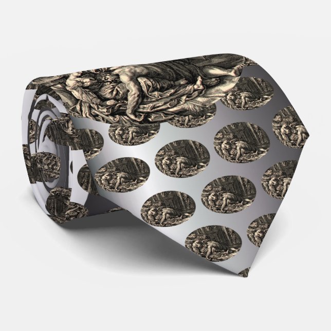 Bibical Samson and Delilah Tie (Rolled)