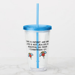 Bible acrylic tumbler