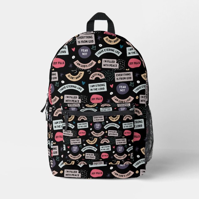 Bible Affirmations Backpack (Front)