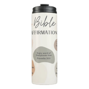Bible Affirmations Thermal Tumbler