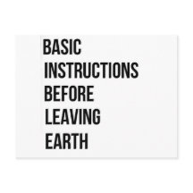 BIBLE: Basic Instructions Before Leaving Earth
