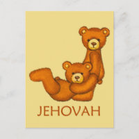 Bible Bears ~ Serve Jehovah Scripture