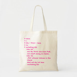 Bible book bag