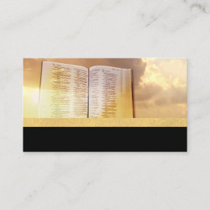 Bible Christian Light God Sky Business Cards