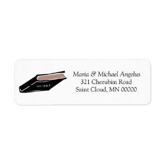 Bible Christian Wedding Return Address Labels