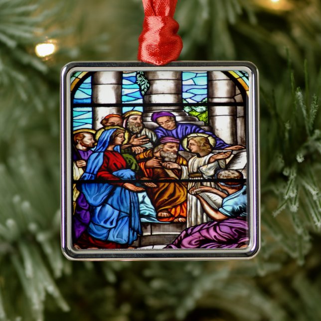 Bible Christmas scenes Metal Tree Decoration (Tree)