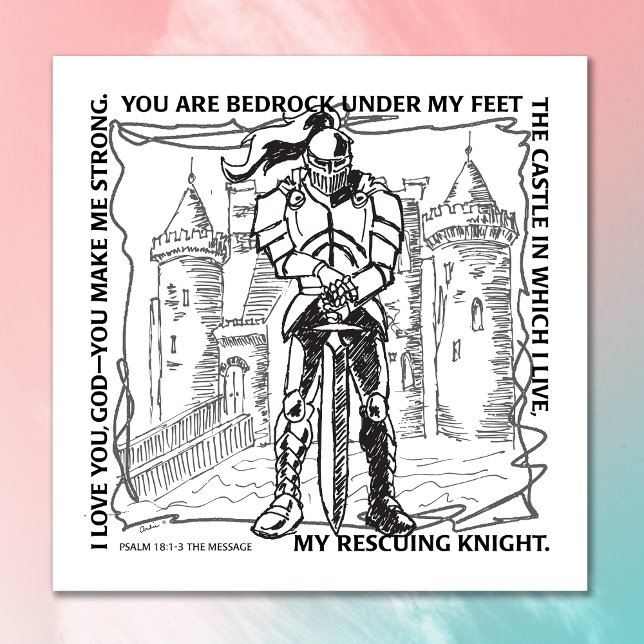 BIBLE CINDERELLA BEDROCK, CASTLE, RESCUING KNIGHT  POSTER (Creator Uploaded)