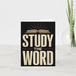 Bible College Student Christian College Ministry Card