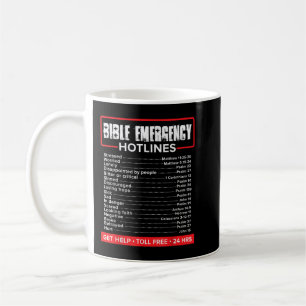 Bible Emergency Numbers Coffee Mug