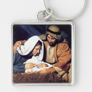bible faith Jesus Christ inspirational pray prayer Key Ring