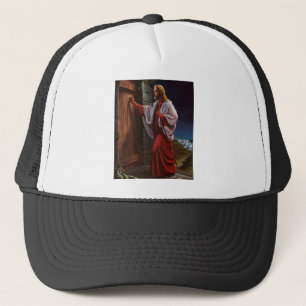 bible faith Jesus Christ vintage old painting Trucker Hat