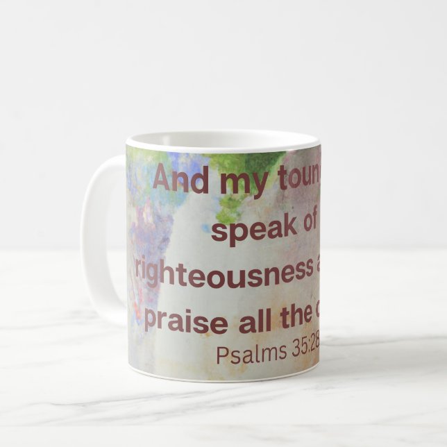 Bible help to comfort you  coffee mug (Front Left)