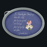 Bible Inspirational Verse  Jeremiah 29:11 Belt Buckle<br><div class="desc">This is a beautiful bible verse of Jeremiah 29:11.</div>