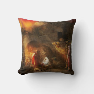 Bible - Jesus - Seeking the Christ child 1920 Cushion
