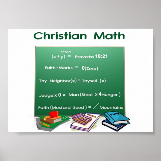 Bible Math Poster (Front)