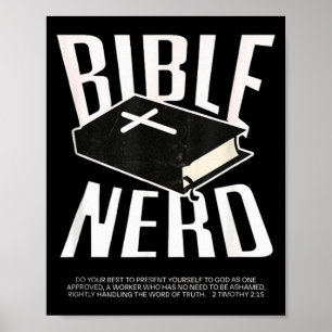 Bible Nerd Christian Theology Student Holy Spirit Poster