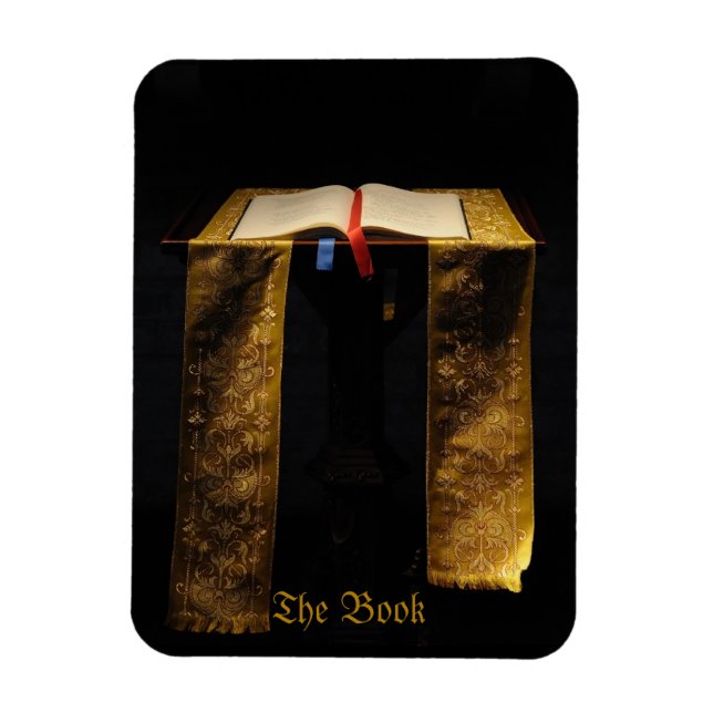 Bible on a table magnet (Vertical)