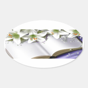 Bible Oval Sticker