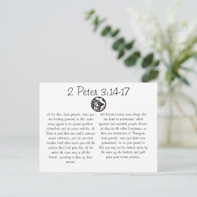 Bible Postcard (Standing Front)