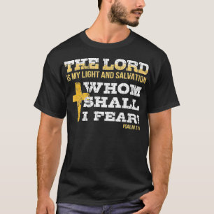 Bible Psalm 271 Religious Items Patriotic Christia T-Shirt