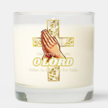 Bible Psalm 39:12 Pillar Candle