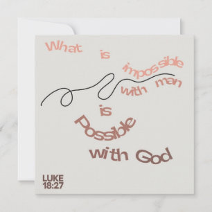 Bible Quote / Greeting Card / Christian