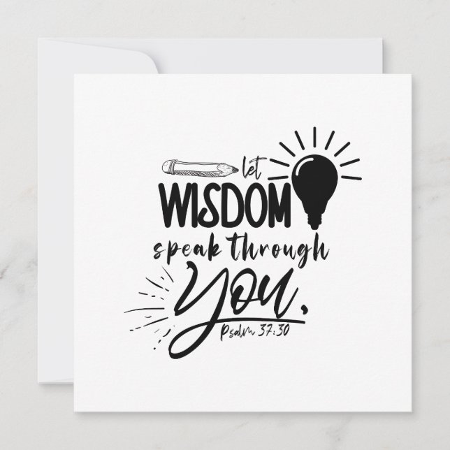 Bible Quote Invitation (Front)