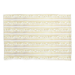 Bible Quote Paleo Hebrew Gold Faux Foil Pillowcase