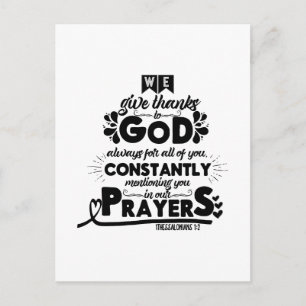 Bible Quote Postcard