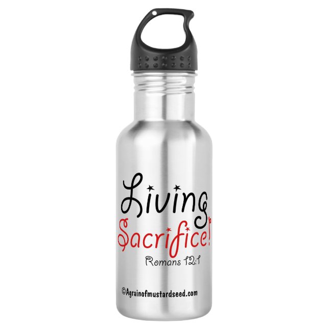Bible Quotes 532 Ml Water Bottle (Front)