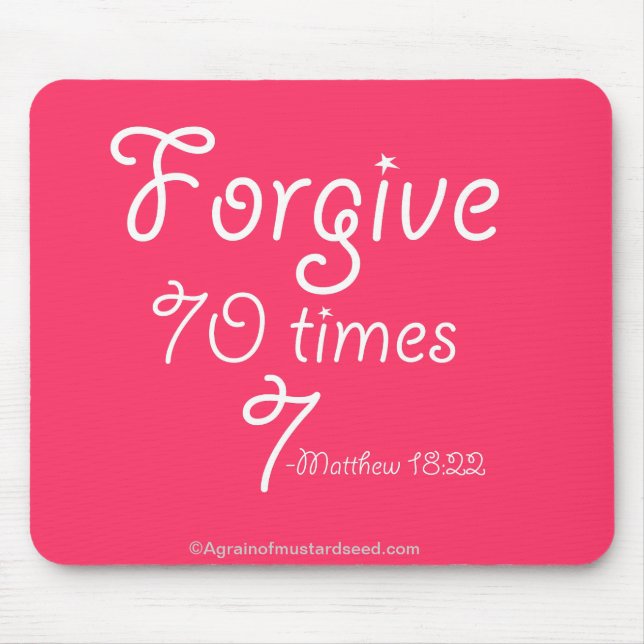 Bible Quotes Christian Mouse Mat (Front)