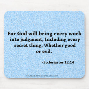Bible Quotes Christian Mouse Mat