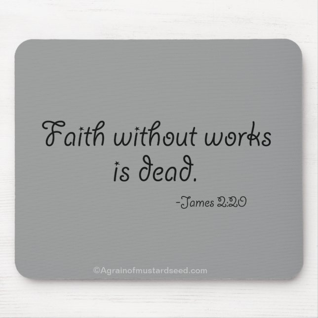 Bible Quotes Christian Mouse Mat (Front)