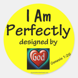 Bible Quotes Classic Round Sticker