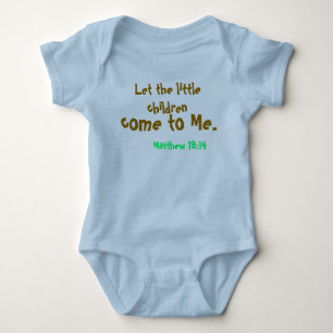 Bible Quotes Inspirational Baby Bodysuit