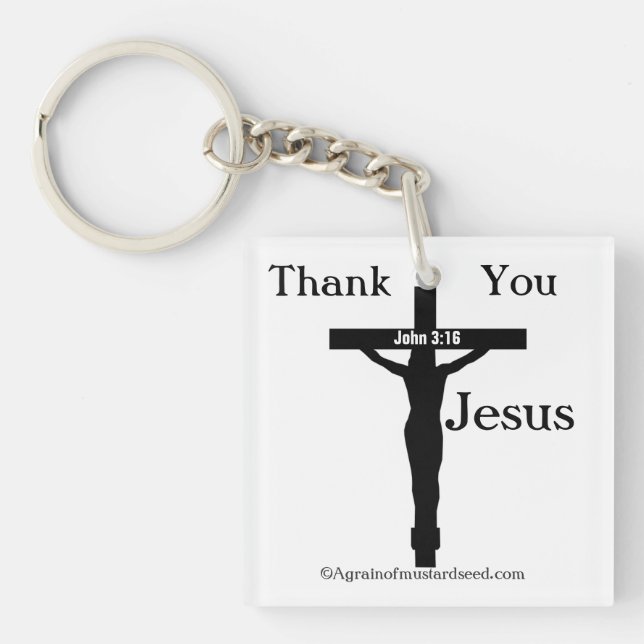 Bible Quotes Inspirational Key Ring (Front)