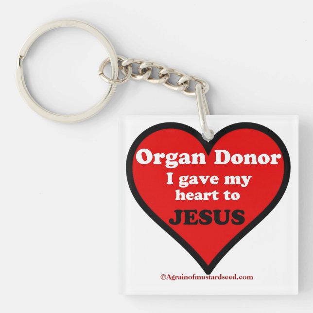 Bible Quotes Inspirational Key Ring (Front)