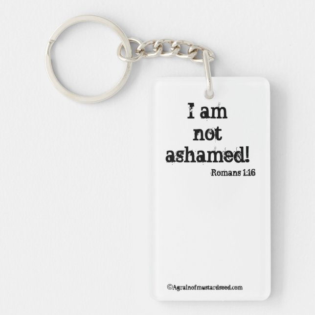 Bible Quotes Inspirational Key Ring (Front)