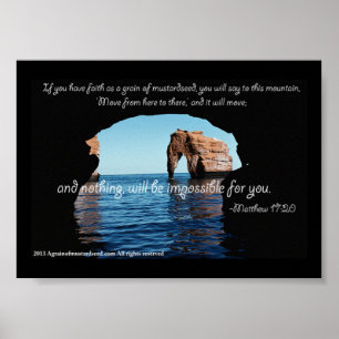 Bible Quotes Inspirational Poster