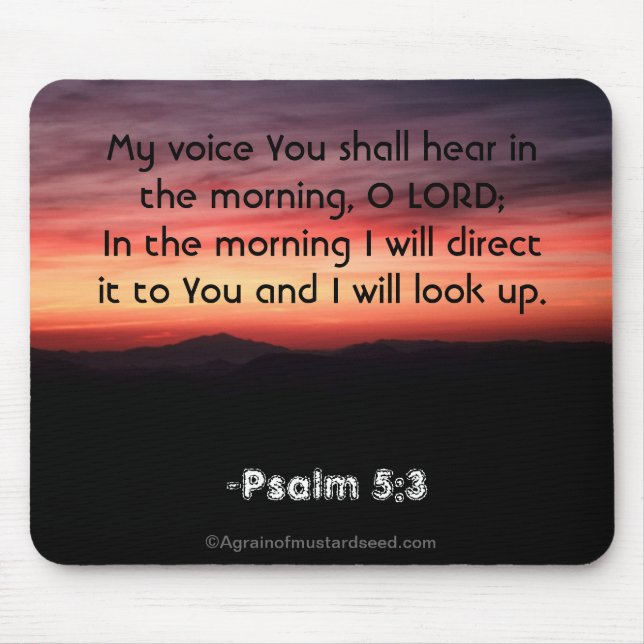 Bible Quotes Mouse Mat (Front)