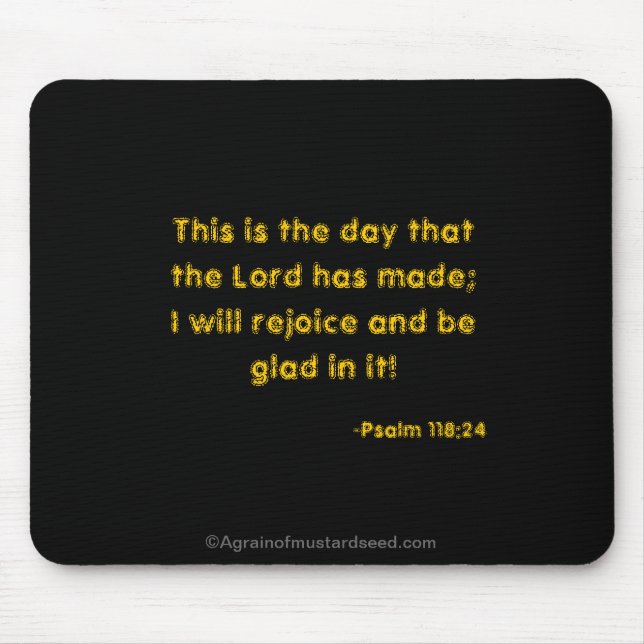 Bible Quotes Mouse Mat (Front)